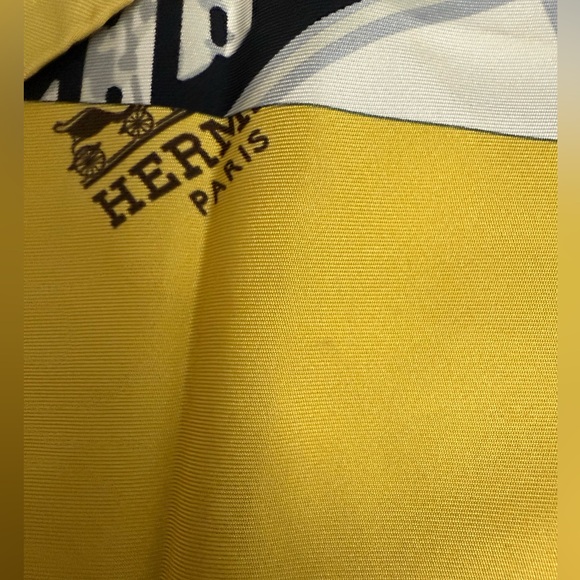 Hermes Triangle Silk Scarf - Picture 3 of 4